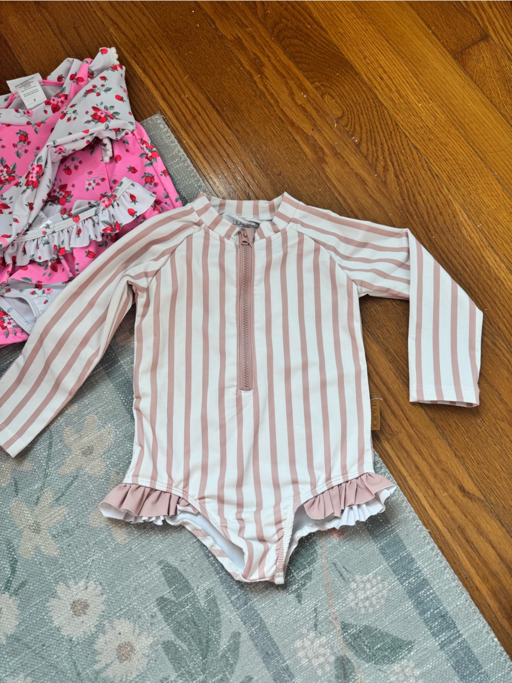 Lot of 6 Toddler Girl Bathing Suits, 2T, Assorted Brands